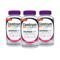 Centrum Silver Women 50+ Multivitaminico 275 Tabletas 3 Unidades